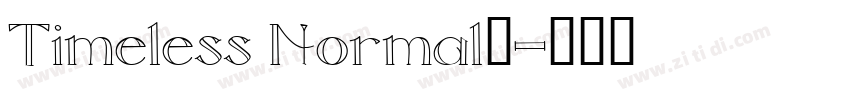 Timeless Normal◆字体转换